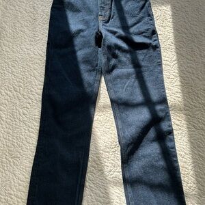 Abercrombie & Fitch Ultra High Rise 90s Straight Jeans - Indigo